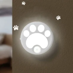 Cat LED Night Light USB Rechargeable with Motion Sensor, Dimmable Desk Lamp for Bedroom, Bedside, Kitchen, Closet and Stairs 1pc