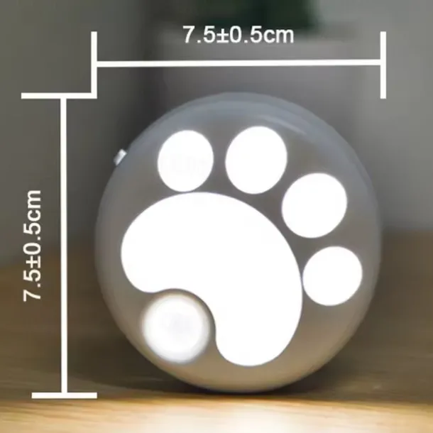 Cat LED Night Light USB Rechargeable with Motion Sensor, Dimmable Desk Lamp for Bedroom, Bedside, Kitchen, Closet and Stairs 1pc