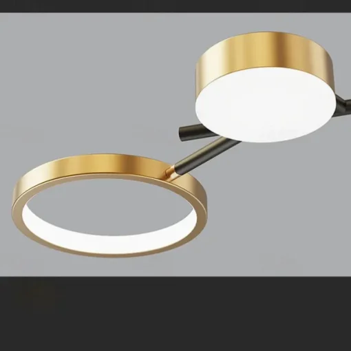 Ceiling Chandelier 6/8/12 Heads Mid Century Pendant Lighting, Ceiling Light Fixture Semi Flush Mount, Pendant Light Fixture for Living Room Kitchen Bedroom 110-240V