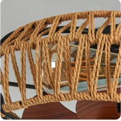 Ceiling Fan with Light and Remote, 20