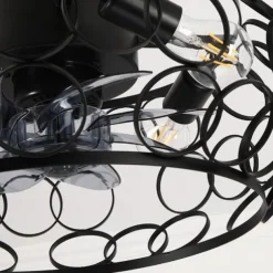 Ceiling Fan with Lights and Remote, 19.5