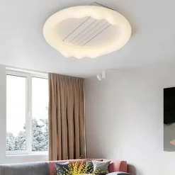 Ceiling Fans with Lights Flush Mount Low Profile Indoor Ceiling Fan,19.5