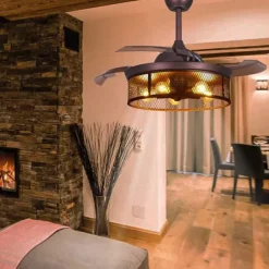 Ceiling Fans with Lights 5-Light 19.5