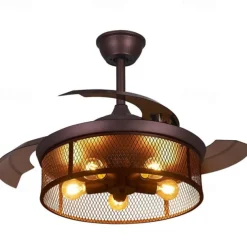 Ceiling Fans with Lights 5-Light 19.5