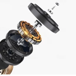 Ceiling Fans with Lights Dimmable with Remote Control Flush Mount Indoor Ceiling Fan,15.6