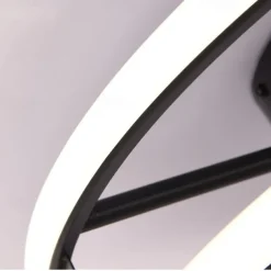 Ceiling Fans with Lights Dimmable with Remote Control Flush Mount Indoor Ceiling Fan,15.6