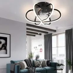 Ceiling Fans with Lights Dimmable with Remote Control Flush Mount Indoor Ceiling Fan,15.6" Smart 3 Colors 6 Speeds Reversible