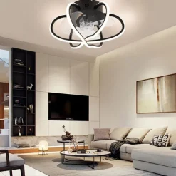 Ceiling Fans with Lights Dimmable with Remote Control Flush Mount Indoor Ceiling Fan,15.6