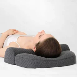 Cervical Pillow for Neck Pain Relief, Hollow Design Odorless Memory Foam Pillows, Contour Support for Side Back Sleepers