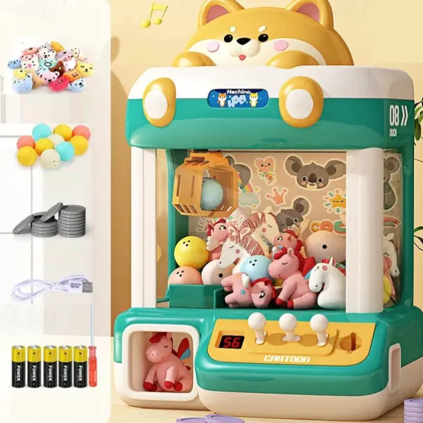 Chaigou Scratching Doll Machine Large Children's Toys Household Mini Clip Doll Twister Festival Gift for Boys and Girls