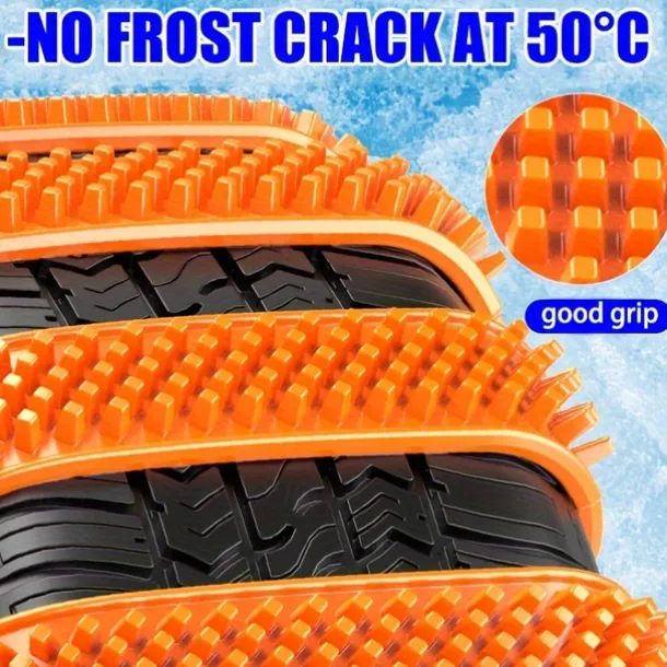 Chain Car Winter Tire Wheel Chain Anti-skid Chain Strip for Car Truck SUV Winter Car Tire Accessories 8pcs