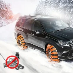 Chain Car Winter Tire Wheel Chain Anti-skid Chain Strip for Car Truck SUV Winter Car Tire Accessories 8pcs