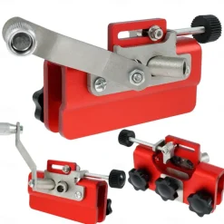 Chain-saw Chain Sharpening Fixture - Easy-to-Use Stainless Steel Jig for Precision Grinding - Quick and Accurate Sharpener Tool for Chain Maintenance