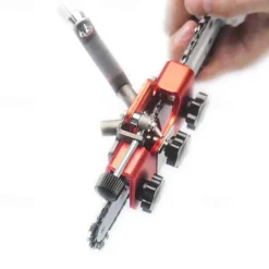 Chain-saw Chain Sharpening Fixture - Easy-to-Use Stainless Steel Jig for Precision Grinding - Quick and Accurate Sharpener Tool for Chain Maintenance