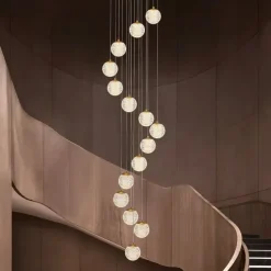 Chandelier LED Pendant Light Globe Design Cluster Design Copper Formal Style Modern 10 15 20 Heads 220-240V 110-120V