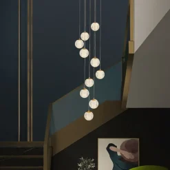 Chandelier LED Pendant Light Globe Design Cluster Design Copper Formal Style Modern 10 15 20 Heads 220-240V 110-120V