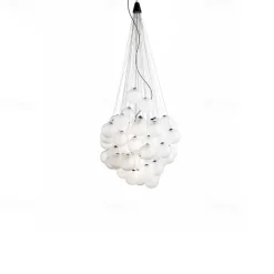 Chandelier Light Modern Design Bubble Ball 40/50cm Chandeliers Art Decor Glass Chanddelier Light Fixture Dinning Room/Living Room Suspension LED Lamp 110-240V