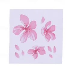 Cherry Blossom Floral Car Stickers Love Pink Car Tuning Styling Accessories
