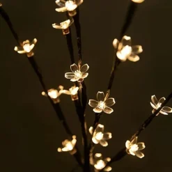 Cherry Blossom Tree Landscape Lighting Home Garden Decoration Wedding Birthday Christmas Festival Party Indoor Outdoor Warm White