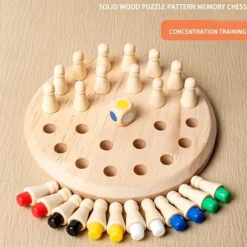 Chess Puzzle Toy - Enhance Brain Memory, Focus, and Logical Thinking with Parent-Child Interactive Training and Exercise for Cognitive Development