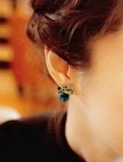 Chic & Modern Street Geometry Earring / Elegant Charm Cube and Bowknot Earrings for Woman/ Party / Dailywear