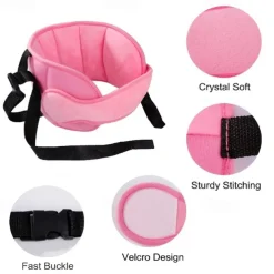 Child Head Support For Car Seats -Safe Head & Neck Pillow Support Solution For Front Facing Car Seats And High Back Boosters Baby & Kids