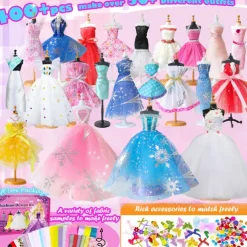 Children's Clothing Design DIY Doll Clothing Kindergarten Handicraft Class Creative Material Pack Clothing Fabric Tailor