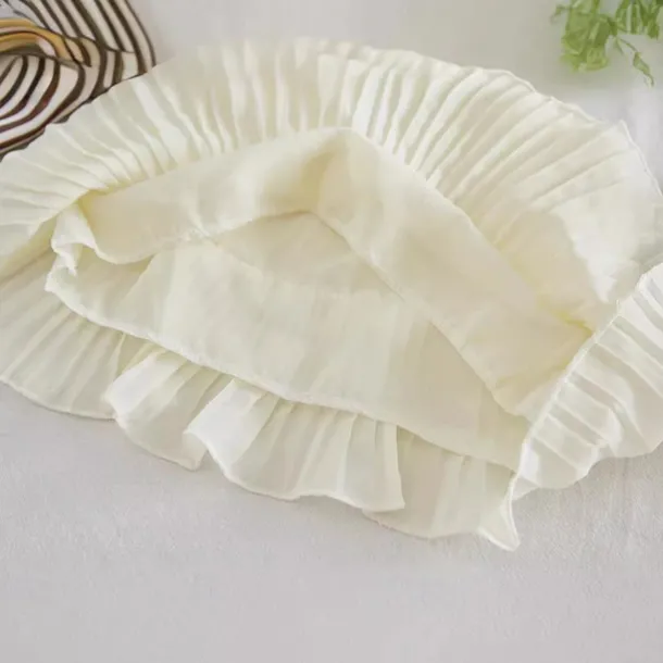 Children's Sets Tops Sleeveless Pullover Tiered Wide Leg Pants Loose Straight Cotton New Korean Sweet Fashion Designable Girls