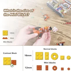 Chinese Street View Ancient Post Station Mini Building Blocks Building Toys Model Set for Girls Boys 6-12 Years Old 997 PCS Simulation Architecture Construction Toy Gift Idea for Adults