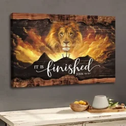Christian Wall Art Canvas Jesus Lion Easter Prints and Posters Pictures Decorative Fabric Painting For Living Room Pictures No Frame