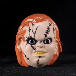 Chucky Halloween Mask Halloween Props Chucky Scary Costume Adults' Men's Halloween Carnival Easy Halloween Costumes Dress Up