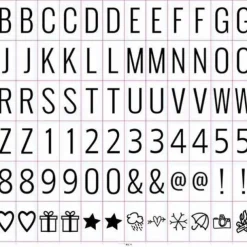 Cinema Light Box with 119 Letters Symbols A4 Size Cinematic Light Up Sign Personalized DIY LED Letter Lamp for Chirstmas Photo Shoots Birthday Party Home Decor