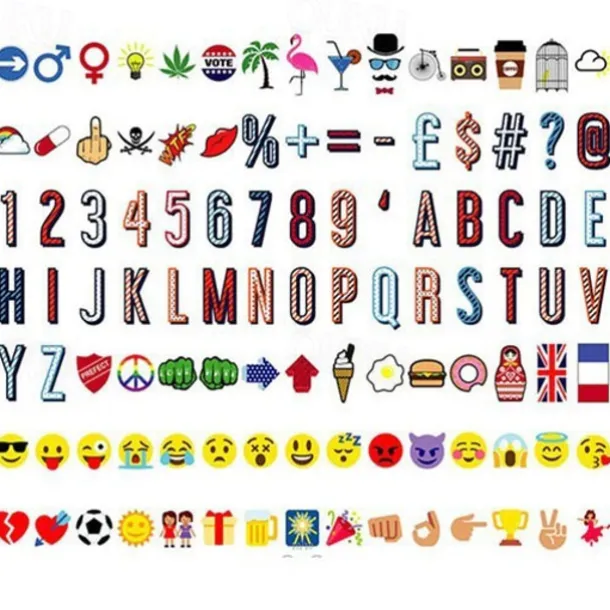 Cinema Light Box with 119 Letters Symbols A4 Size Cinematic Light Up Sign Personalized DIY LED Letter Lamp for Chirstmas Photo Shoots Birthday Party Home Decor