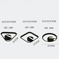 Circle / Triangle Led Ceiling Light Nordic Corridor Lamp Corridor Lamp Modern Simple Living Room Balcony LED Corridor Entrance Light