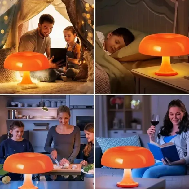 Classic Mushroom Table Lamp Modern Bauhaus Design Table Lamp Hotel Bedroom Atmosphere Lamp