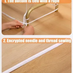 Clear Garment Rack Cover Dustproof Clothes Rack Cover with Zipper Clothes Hanging Rack Cover Clothing Storage Protector Waterproof