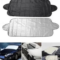 Cling Magnetic Winter Car Snow Cover Foldable Car Windshield Cover Sunshade Cover Easy to Enstall