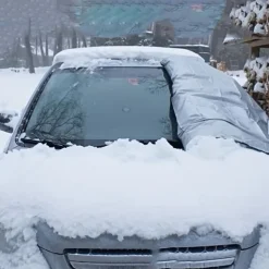 Cling Magnetic Winter Car Snow Cover Foldable Car Windshield Cover Sunshade Cover Easy to Enstall