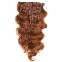 Clip In Hair Extensions Human Hair 7 pieces Pack Body Wave 14-22 inch Hair Extensions