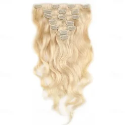 Clip In Hair Extensions Human Hair 7 pieces Pack Body Wave 14-22 inch Hair Extensions