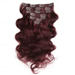 Clip In Hair Extensions Human Hair 7 pieces Pack Body Wave 14-22 inch Hair Extensions