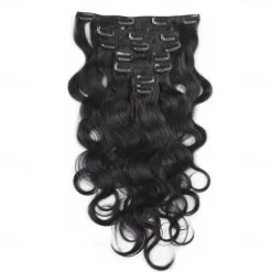 Clip In Hair Extensions Human Hair 7 pieces Pack Body Wave 14-22 inch Hair Extensions