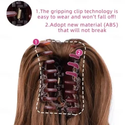 Clip in PonytailClip Claw Blonde Ponytails Extension Wavy 14 4.3 OZ Black Hair Extensions Synthetic SYXLCYGG Fake Hair pieces white Women Girl 12 16 20 Curly 22 Straight Fluffy¬ Tangled