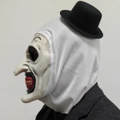 Clown Killer Clown Halloween Mask Jumpsuit Full Head Terrifier Scary Costume Kid's Adults' Men's Boys' Halloween Carnival Easy Halloween Costumes Dress Up