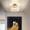 22cm Ceiling Lights LED Crystal Hallway Light Porch Light Metal Electroplated Modern 220-240V
