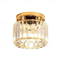 22cm Ceiling Lights LED Crystal Hallway Light Porch Light Metal Electroplated Modern 220-240V