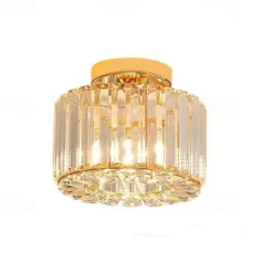 22cm Ceiling Lights LED Crystal Hallway Light Porch Light Metal Electroplated Modern 220-240V