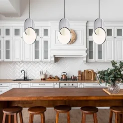 28cm Circle / Round Design Geometric Shapes Pendant Light Stainless Steel Artistic Style Formal Style Vintage Style Artistic Vintage 85-265V