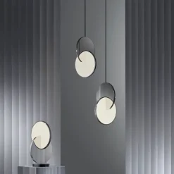 28cm Circle / Round Design Geometric Shapes Pendant Light Stainless Steel Artistic Style Formal Style Vintage Style Artistic Vintage 85-265V