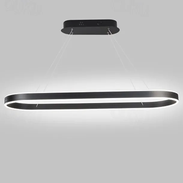 80/100cm Circle Design Pendant Light LED Nordic Style Aluminium Alloy Painted Finishes Modern Fashion for Dining Room Kitchen Living Room 110-240V 78W ONLY DIMMABLE WITH REMOTE CONTROL